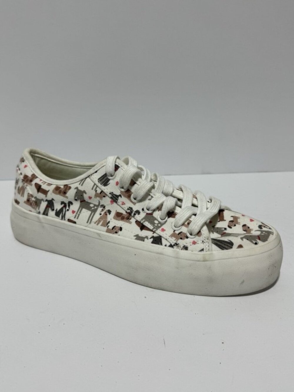 Cynthia Rowley Womens Tag Sneakers White Size 7M